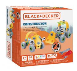 JCÉTÉ23 CONSTRUCTOR JR - ENSEMBLE 2 MODÈLES EN 1 56 PIÈCES (MECCANO)